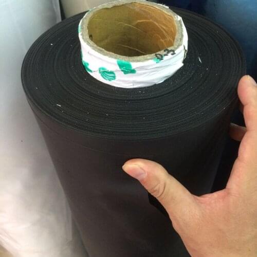 0.3mm thickness soft matte dull polish black TPU material