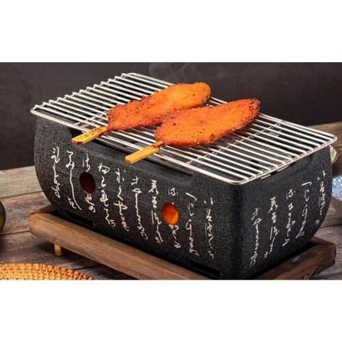 Japanese and Korean character barbecue oven alcohol charcoal single hot pot oven barbecue kebab birthday celebration pot