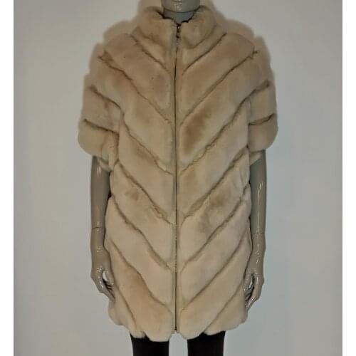 Womens Winter Autumn Real Rex Rabbit Natural Fur Double Sided Coats New Fashion Elegant Zipper Comfortable Outerwear Jacket