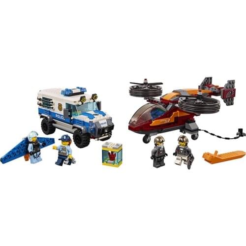 11209 City Series Air Special Police Diamond Robbery 60209 Childrens Building Block Toy Gifts