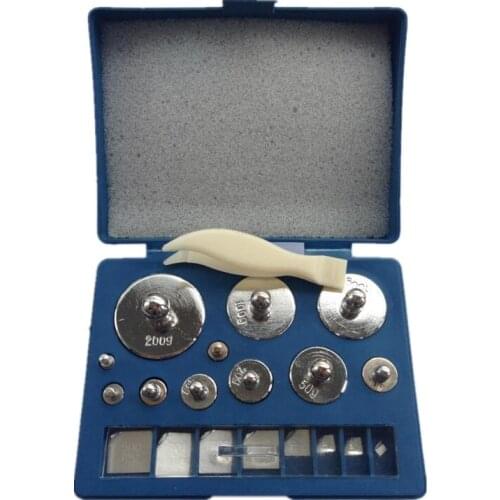 19Pcs 501g 10mg-200g Grams Precision Calibration Scale Weight Set Test Jewelry Scale
