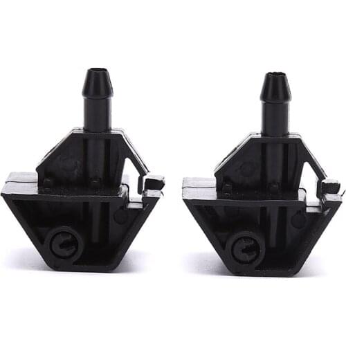 2Pcs Car Window Windshield Washer Spray Nozzle Water Jet For Nissan Qashqai