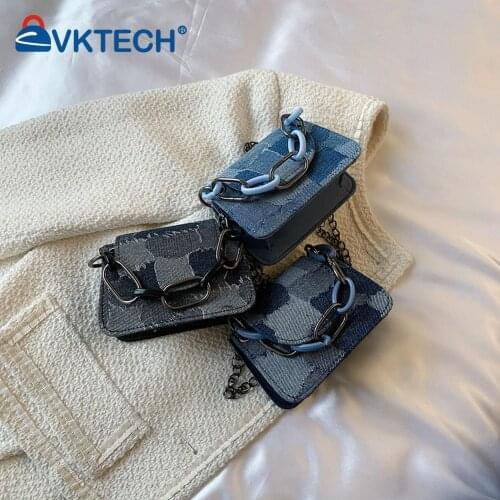 2021 Pleated Female Handbag Vintage Women Color Stitching Shoulder Messenger Bag PU Leather Chain Mini Purse Women