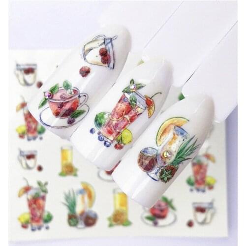5 Pcs Fruit Christmas Nail Art Design Manicure Soak Off Enamel Gel Polish UV Gel Nail Polish Lacquer Varnish SYR26