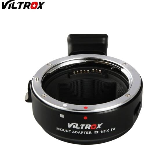 Viltrox EF-NEX IV Auto Focus Lens Adapter for Canon EOS EF EF-S Lens to Sony E NEX Full Frame A9 AII7 A7RII A7SII A6500 A6300