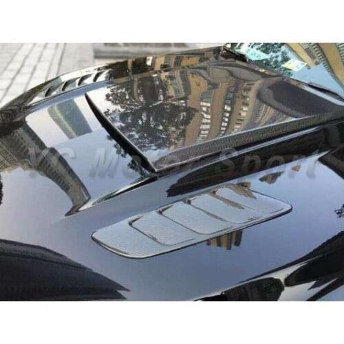 Car Accessories FRP Fiber Glass Hood Scoop Fit For 2015-2016 Mustang Roush Style Hood Bonnet Scoop Car-styling