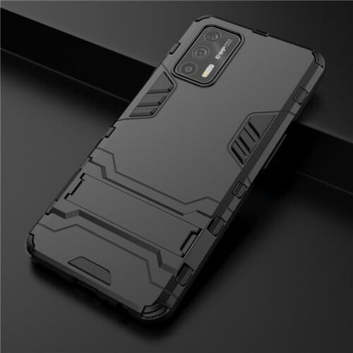 Armor Soft Case for OPPO A12 AX7 A5S A91 A52 A31 A53 A5 A9 2020 Realme GT Neo X2 6 7 XT C11 RENO 2Z 3 4 5 Pro Holder Phone Cover