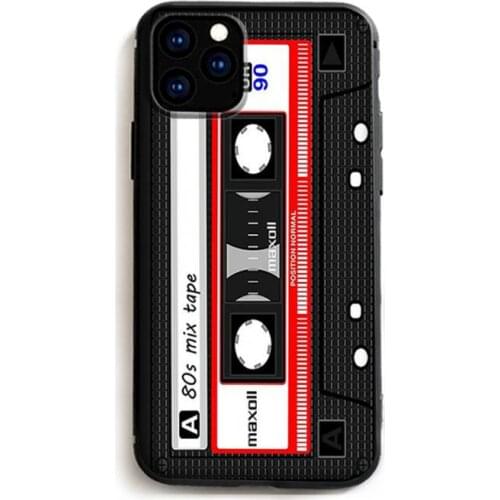 Vintage Cassette tape retro style Phone Case For iPhone 11 12Pro mini xs max pro XS MAX 8 7 6 6S Plus X 5S SE 2020 XR phone case