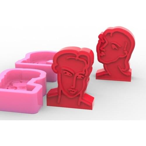 Men and Women Silicone Molds Fondant Cakes Decorating Tool Mould Sugarcraft Chocolate Baking Tools for Cake Gumpaste 17282-283