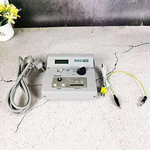 Electric Iron Test Soldering Iron Temp Measuring Instrument QUICK-192 Tip Tester Thermodetector Voltage Measurement Resistance