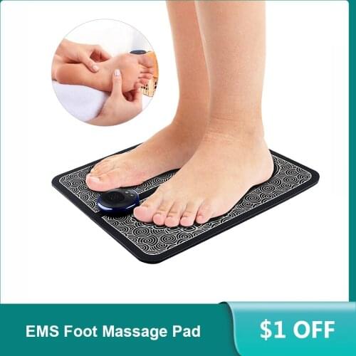 EMS Foot Massage Mat Physiotherapy Muscle Contraction Relax Body Boost Blood Circulation Relieve Pain Reduce Fatigue Health Care