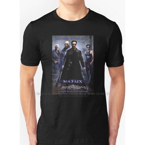 The Matrix T Shirt 100% Pure Cotton The Matrix Matrix Neo Morpheus Agent Smith Thomas Anderson Tank Dozer The Oracle Zion