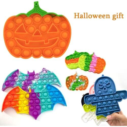 Fidget Toys Antistress Toys Push It Bubble Anti-stress Sensory Toy For Autism for Adult Children Halloween Christmas Gift New