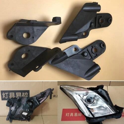 For Cadillac XTS Car Headlight Repair Kit Headlight Repair Claw 2013-2017 Headlight Fixing Claw Black Upper Corner 4X