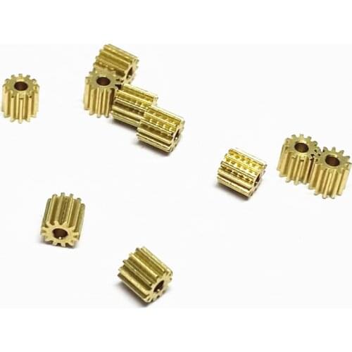 0.3M 12T 1.5/2mm HOLE copper gear MINI DIY Parts