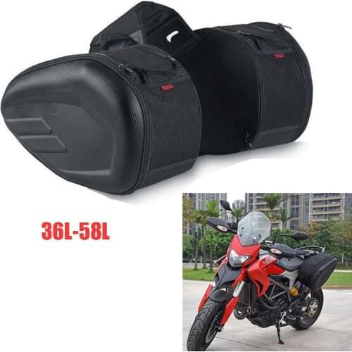 Motorcycle Waterproof Oxford 45*24*31cm Anti-fall Racing Race Moto Helmet Travel Bags Suitcase Saddlebags With Raincoat Cover