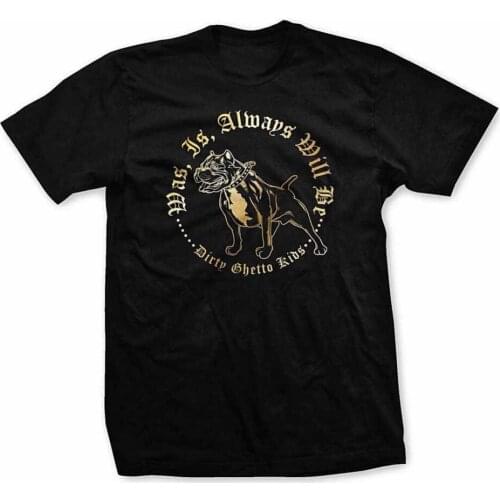 Newest 2019 T Shirt Men Hot Sale 100% cotton Mens Forever Black Short Sleeve American Pit Bull Terrier Crewneck Tee Shirts