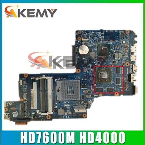 AKEMY NEW Laptop motherboard for Toshiba satellite C870 L870 L875 17.3 Screen HD7600M HD4000 Mainboard H000046340
