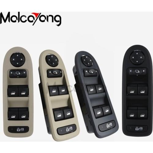 Black Beige New Car Master Window Switch For Citroen c5 Peugeot 408 508