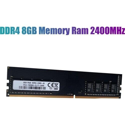 DDR4 8GB Memory Ram 2400MHz PC4-19200 1.2V 284PIN Support Dual Channel for AMD Desktop Memoria