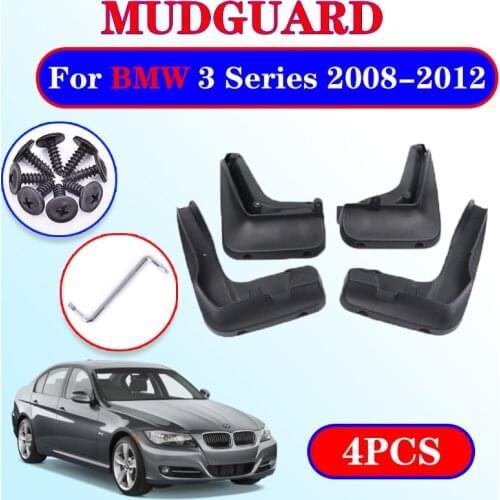 Front Rear Mud Flaps For BMW E91 Touring BMW 3 Series E90 Sedan Saloon 2012-2008 Mudguards Mud Flap Splash Guards 2009 2010