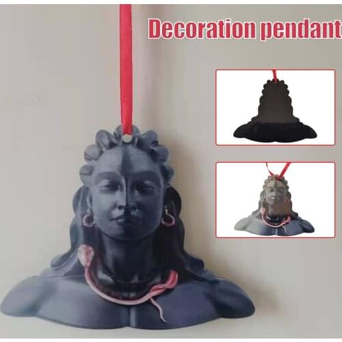 Resin Decorative Pendant Adiyogi Statue Durable Convenience Washable Best Gift Suit For Home Office Drop Shipping Home Decor