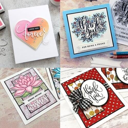 Frames of Love-Heart Square Circle Rectangle Oval Shape Decorative Embossing Papercard Crafts Die 2020 Scrapbook Die Cuts