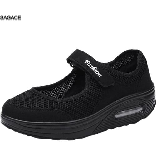 SAGACE Womens Fashion Casual Breathable Lightweight Platform Shoes Sport Running Shoes Lightweight Sneakers Running Shoes