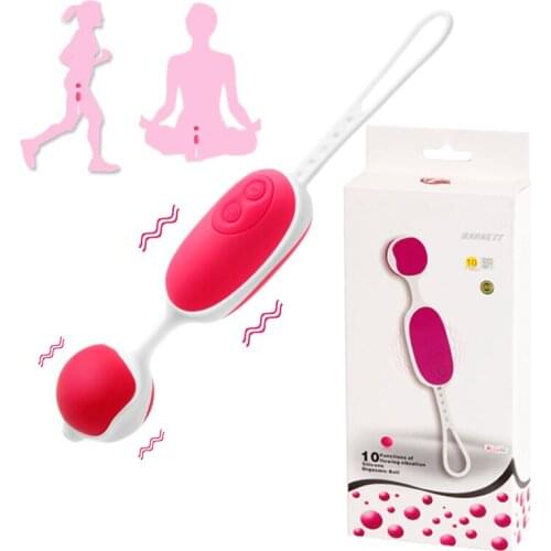 Safe Silicone Electric Kegel Ball Vibrators Vagina Ball Vaginal Tighten Exercise Balls G spot Stimulator Sex Toys For Woman Girl
