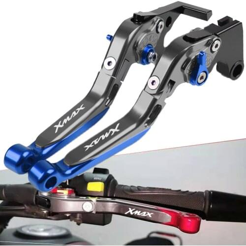 For YAMAHA X-MAX X MAX XMAX 125 200 250 400 XMAX250 XMAX Motorcycle Brake Clutch Lever Motobike Folding Extendable Brake Levers