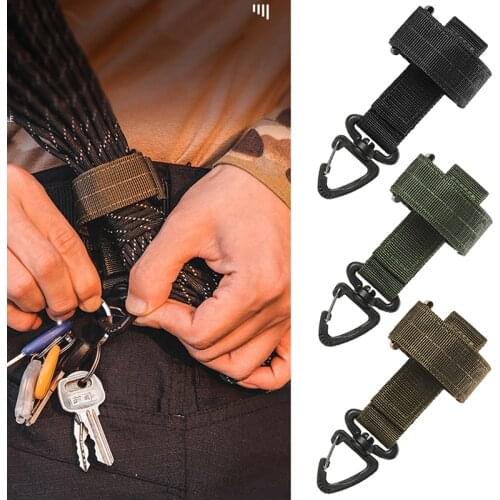 Multi-purpose Glove Hook Nylon Gloves Holder Belt Glove Strap Camping Hanging Buckle Outdoor Tactical Gloves