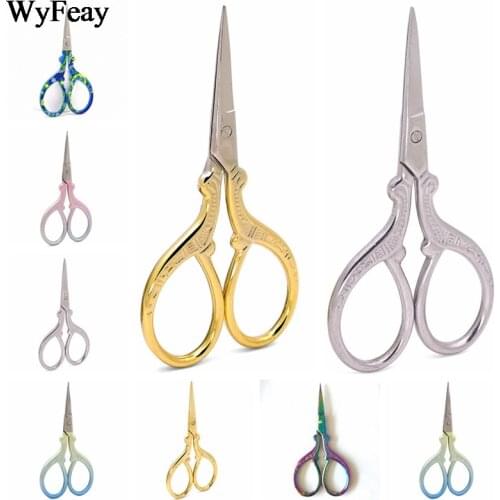 Vintage Scissors Tailor Scissors Cross Stitch European Craft Retro Embroidery Scissor Sewing Tools for Sewing Thread Yarn Shears