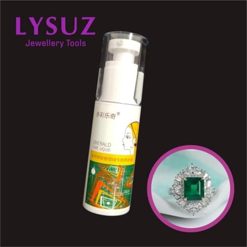 Emerald Care Liquid Gemstone Precious Stones Cleaning Wash Fluid Jewelry Maintenance