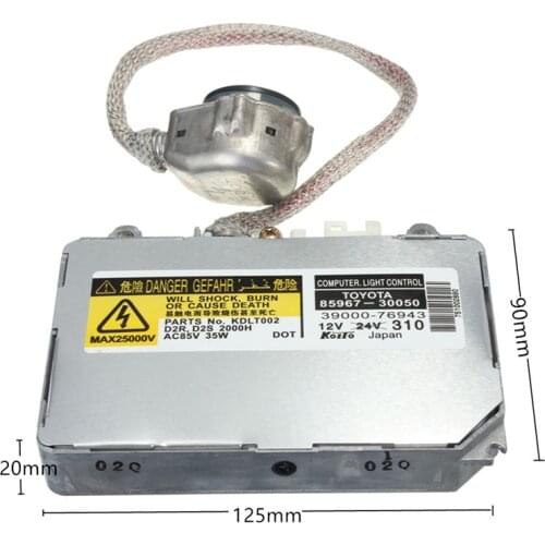 1PC NEW OEM KDLT002 85967-50020 D2S D2R 35W HID XENON Ballast and Ignitor for lexus headlight 8596750020 headlamp