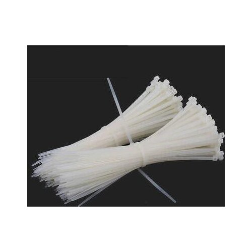 100pcs 4*200mm Nylon Plastic Cable Ties Zip Fasten Wire Wrap Strap