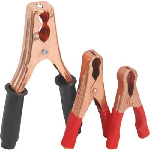 2Pcs Alligator Clip for Car with Firewire Clip 80mm 100mm 150mm Crocodile Car Van Battery Test Lead Clips