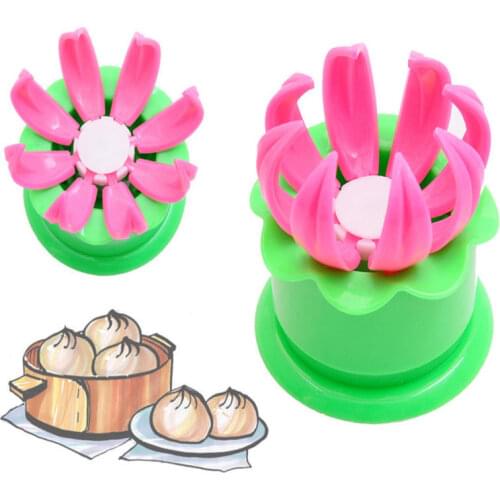 Household Flower Shape Manual Baozi Maker Kitchen Accessories Kitchen Gadgets 2020 Baozi Mold Plastic Specialized Tools
