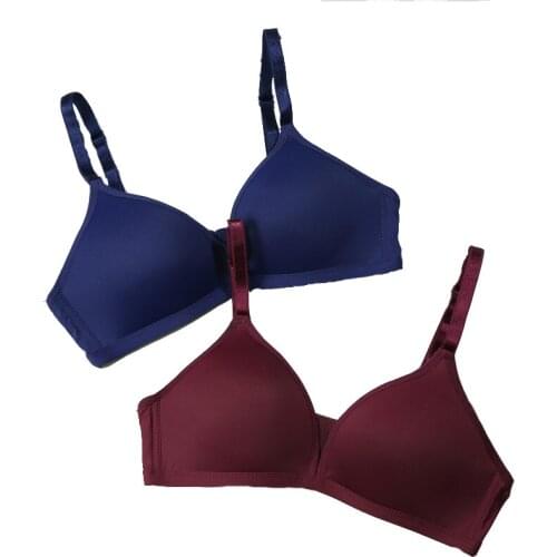 Sexy Lingerie Wireless Plunge Deep U Bra for Women Adjustable Straps Underwear Small Chest Push Up Bra Wire Free Sleep Bra