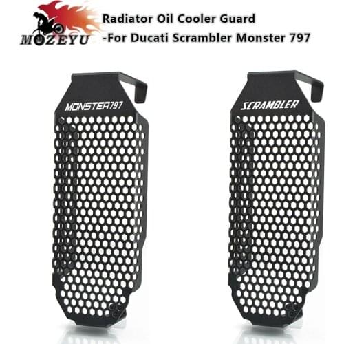 For Ducati Scrambler Full Throttle 2015-2020 Scrambler Cafe Racer Scrambler Flat Tracker Pro Motorcycle Oil Cooler Guard Cover