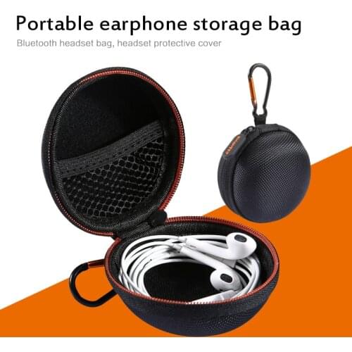 For Haweel Earphone Data Line Charger Memory Card, USB Cable/DISK Protection Box Portable Eva Bluetooth Sound Pack Headset Pack