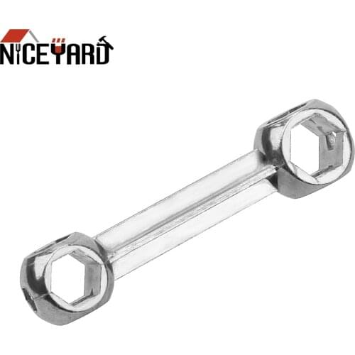 NICEYARD Wrench Key For Train Electrical Elevator Multitool Spanner Bone Hex Wrench Cross Triangle 6/7/8/9/10/11/12/13/14/15mm