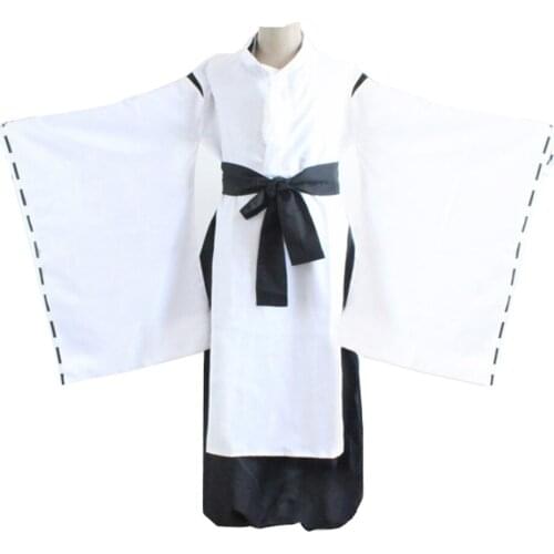 Brdwn Inu X Boku SS Miketsukami Soushi Uniforms cosplay Costume Kimono suit(white Kimono+underwear+belt+oversleeve+hairwear)