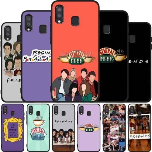 Friends TV Central Coffee Black Soft Phone Case For Samsung A10 A20 A30 A40 A50 A70 A21 A31 A51 A71 A41 A32 A42 S52 A72 A6