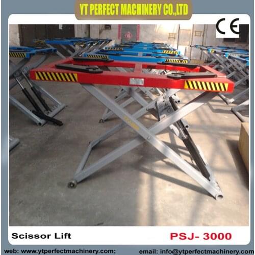 PSJ-3000 Scissor Car Lift / portable scissor lift / movable scissor lift