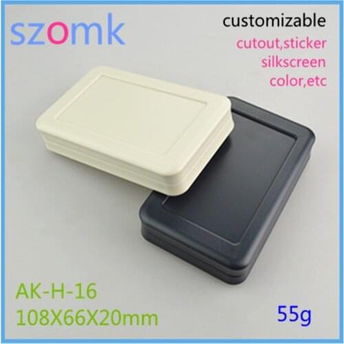 Szomk plastic electronics instrument enclosure (1 pcs) 108*66*20mm plastic box for electronics case outlet control device box