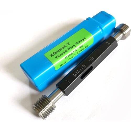 Right hand 6h thread plug gauge M14 Metric Fine Internal Thread plug gage M14X2 M14X1.5 M14X1.25 M14X1 M14X0.75 M14X0.5