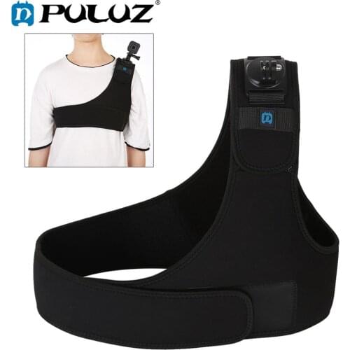 PULUZ Neoprene Shoulder Strap Adjustable Chest Belt Mount For GoPro HERO 9 8 Black/HERO7/6/Insta360 ONE R/DJI Osmo Action Camera