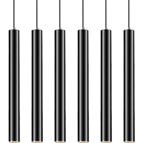 LED hanging downlight 3W/7W/12W long tube chandelier 20CM/30CM/60CM COB ceiling light Interior lighting decorative downlight