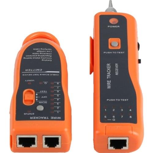 LAN Network Cable Tester Cat5 Cat6 RJ45 UTP STP Detector Line Finder Telephone Wire Tracker Diagnose Tone Tool Kit