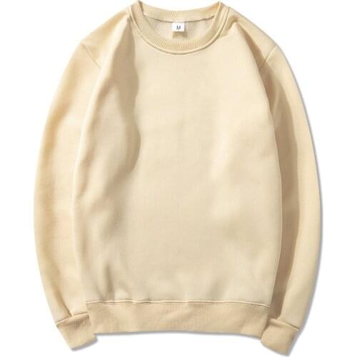 New Mens Hoodies 2021 Spring Male/Women Casual Round collar Hoodies Sweatshirts Mens Solid Color Sweatshirt Tops